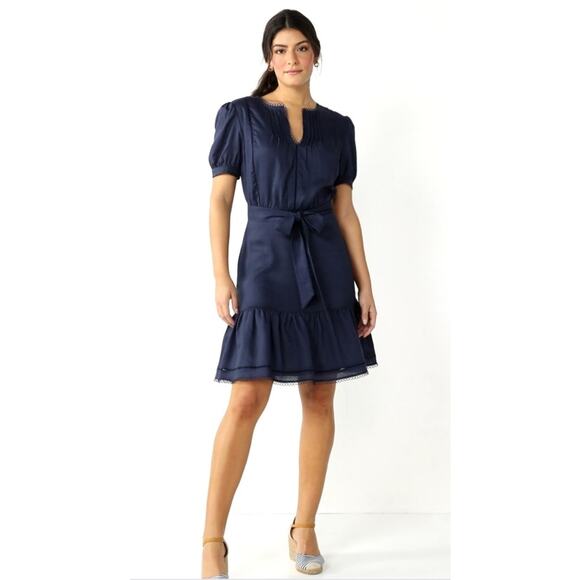 Draper James Navy Mini Dress - Picture 1 of 9